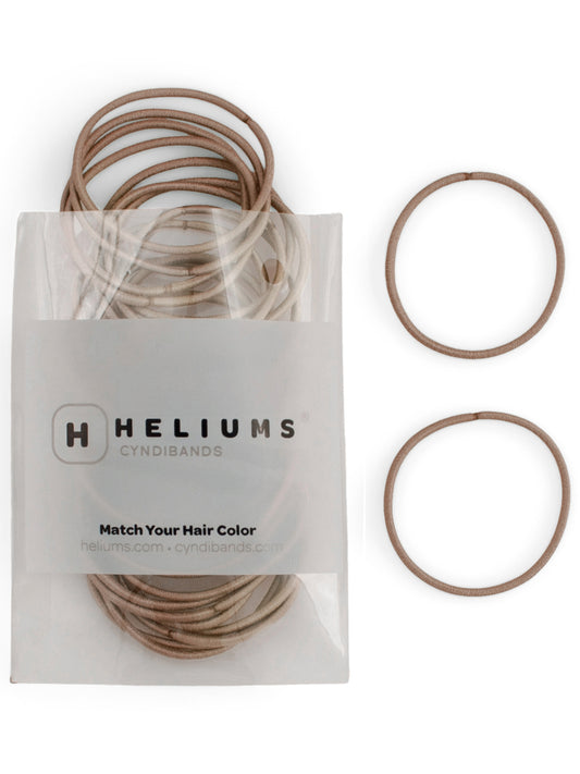 Heliums Thin 2mm Hair Ties (40-Pack)