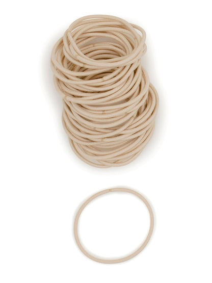 Heliums Thin 2mm Hair Ties (40-Pack)