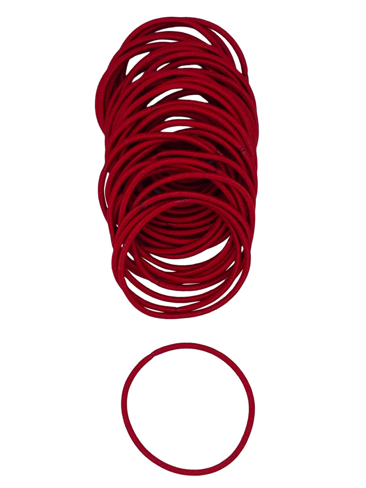 Heliums Thin 2mm Hair Ties (40-Pack)