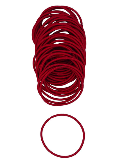 Heliums Thin 2mm Hair Ties (40-Pack)