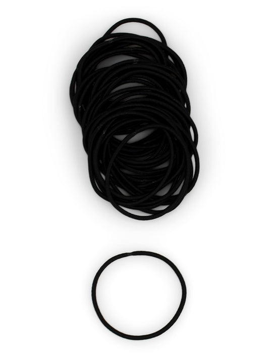 Heliums Thin 2mm Hair Ties (40-Pack)