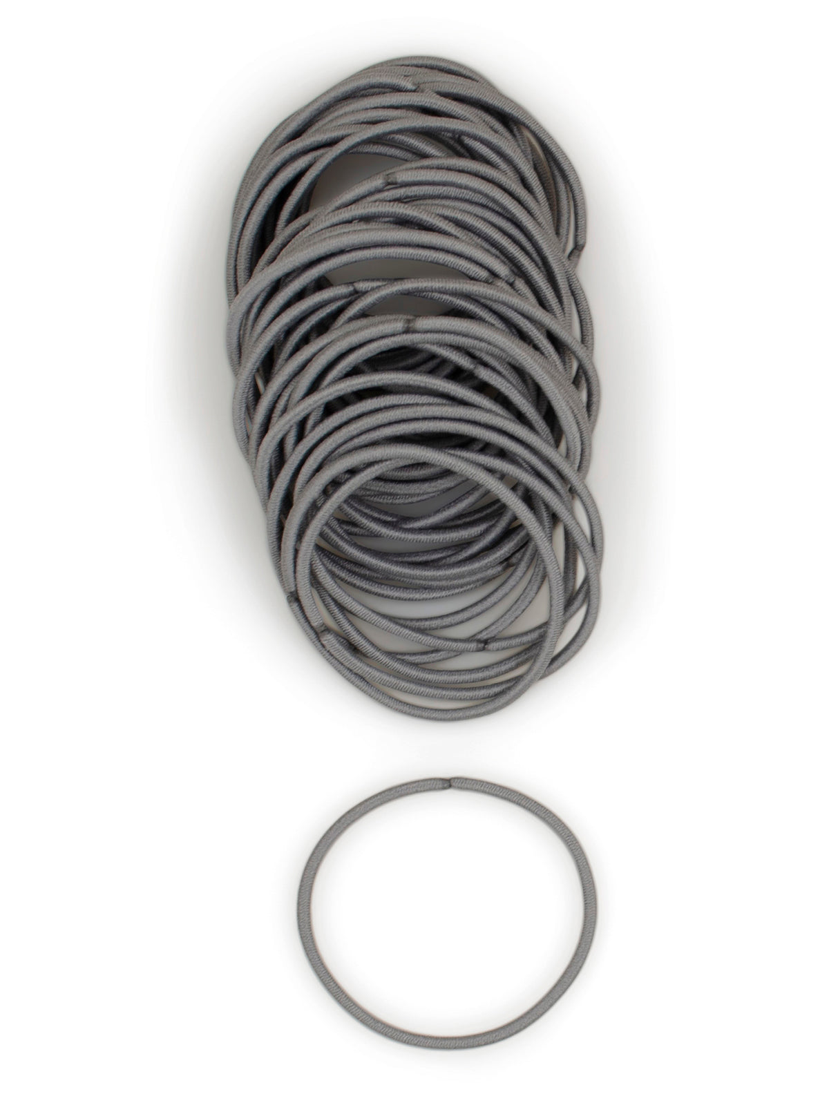 Heliums Thin 2mm Hair Ties (40-Pack)