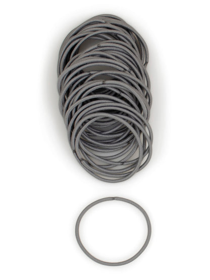 Heliums Thin 2mm Hair Ties (40-Pack)