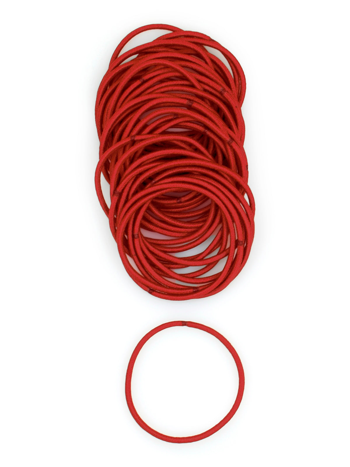 Heliums Thin 2mm Hair Ties (40-Pack)