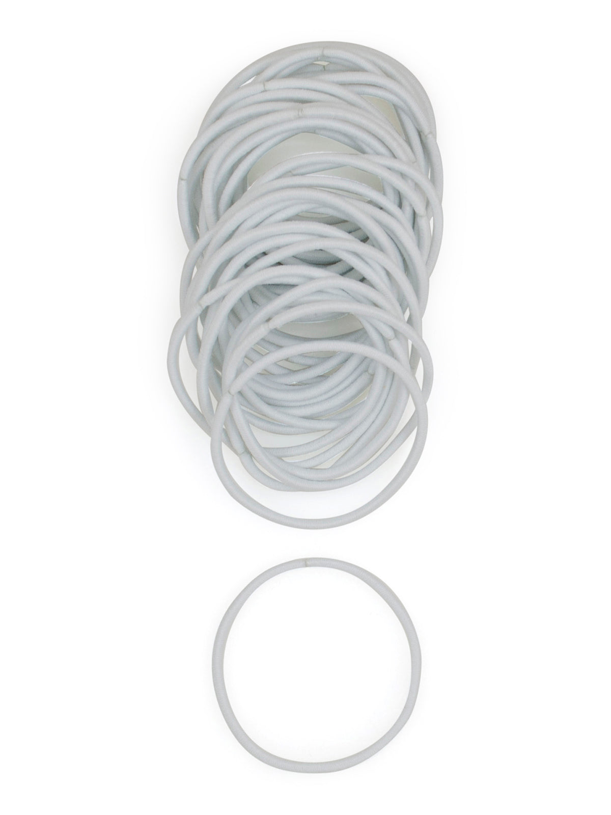 Heliums Thin 2mm Hair Ties (40-Pack)