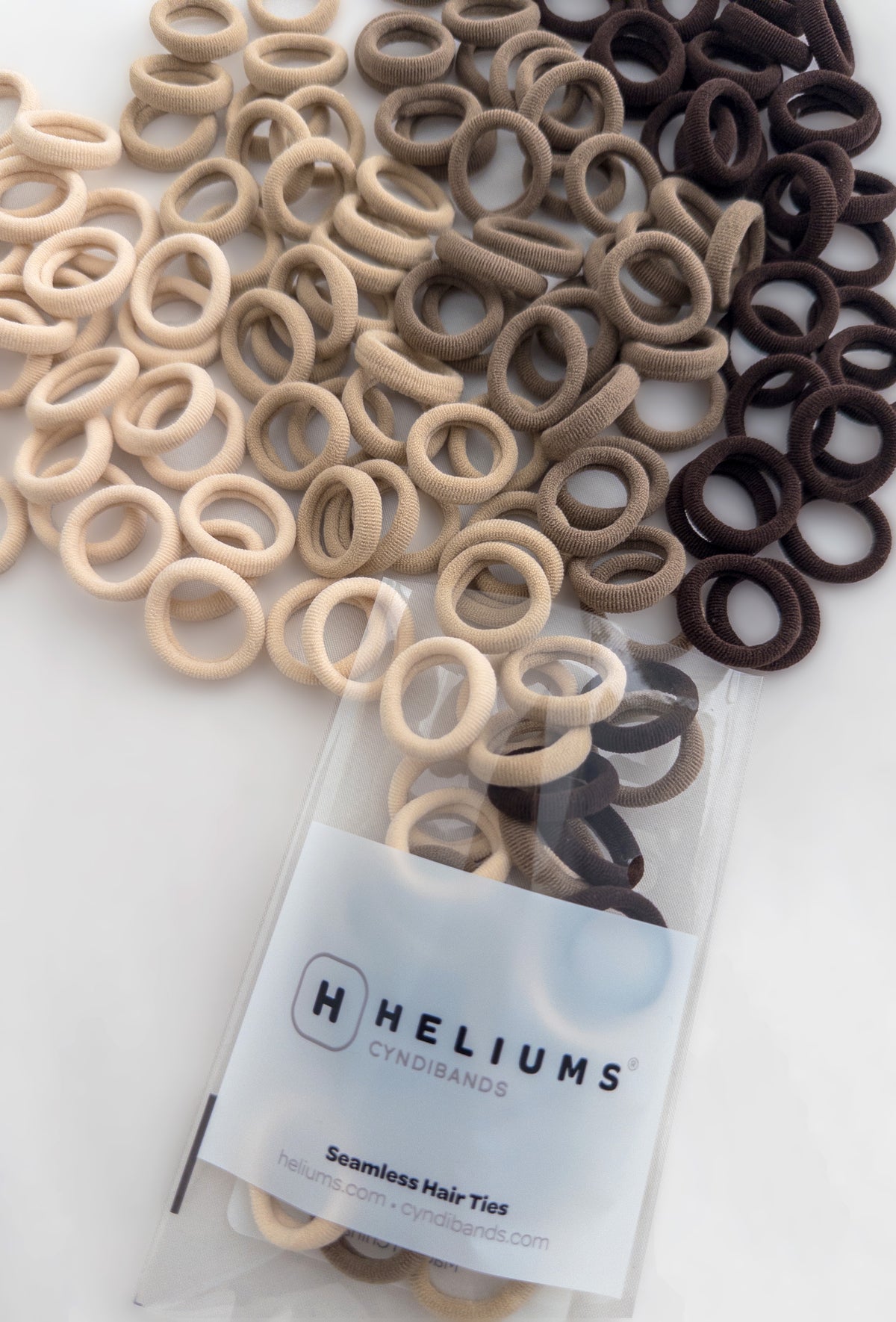 Heliums Mini Seamless Hair Ties (40-Pack)