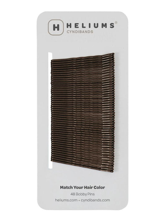 HELIUMS-2 Inch Wavy Bobby Pins - 48 Count - Dark Blonde