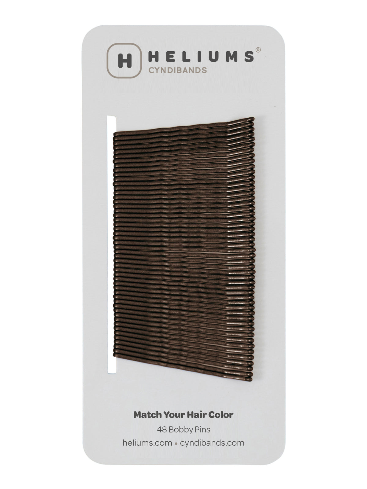Heliums Matte Metallic Wavy Bobby Pins (48-Pack)