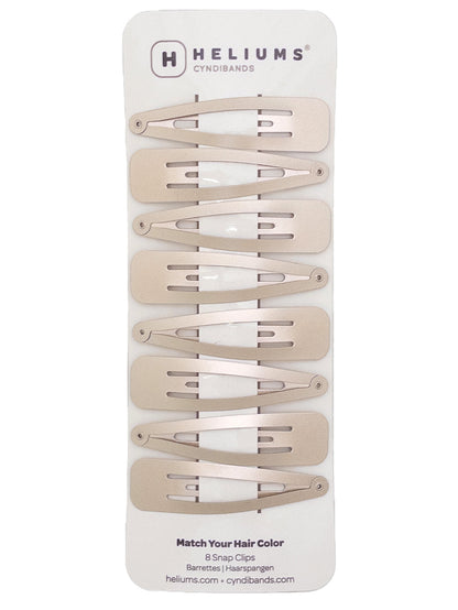 Large 2.7 Inch Snap Clips - Metal Barettes