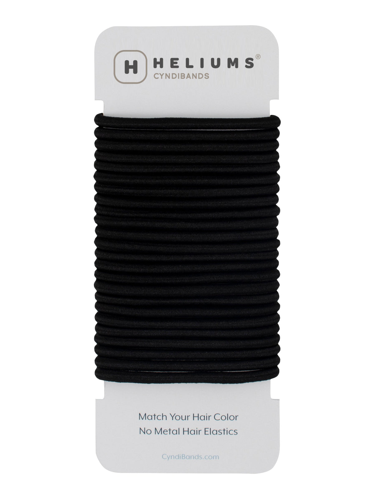 4mm Hair Ties - 1.75 Inch Elastics - 24 Count - Neutrals
