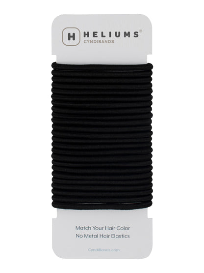4mm Hair Ties - 1.75 Inch Elastics - 24 Count - Neutrals