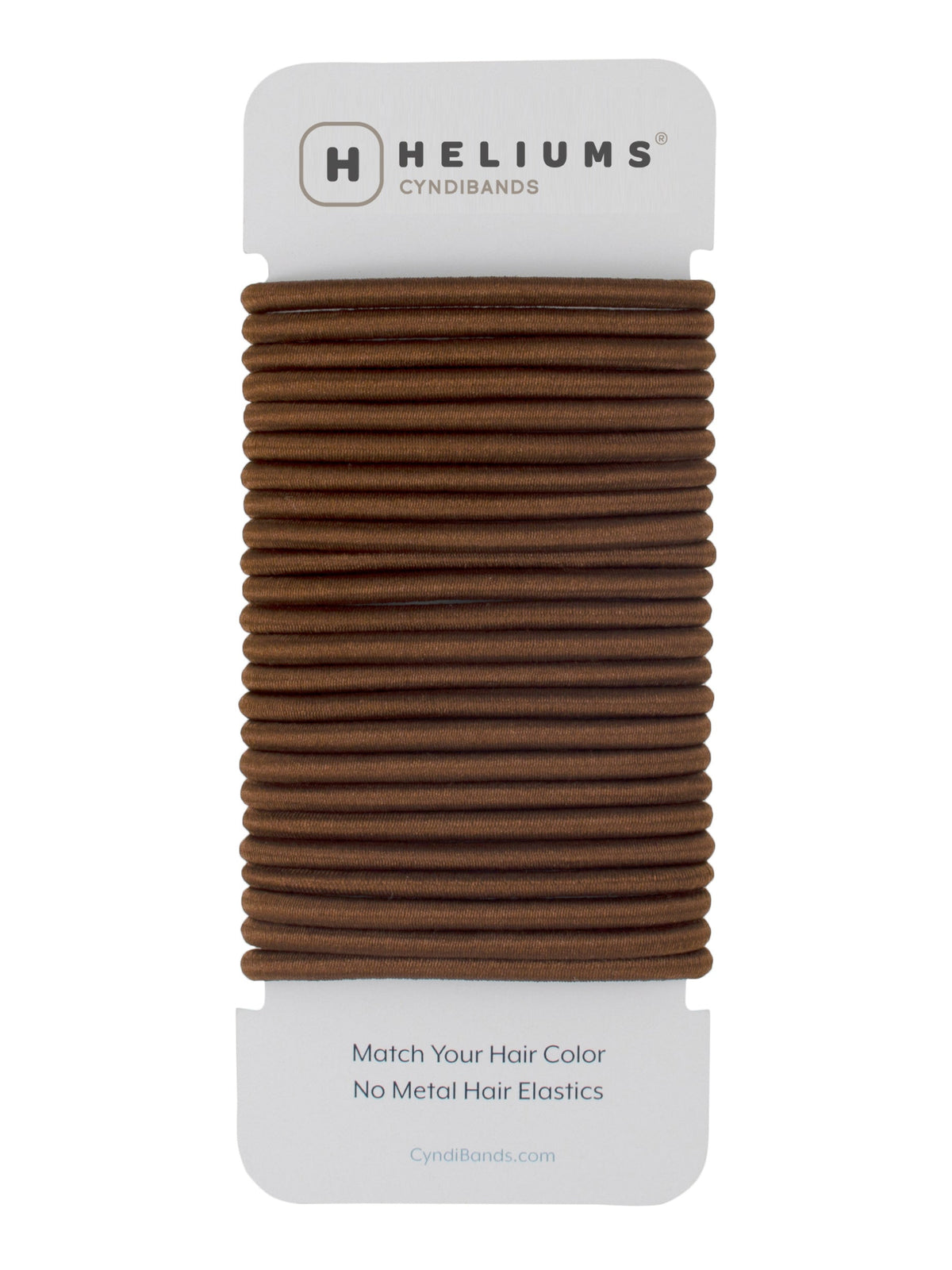 4mm Hair Ties - 1.75 Inch Elastics - 24 Count - Browns