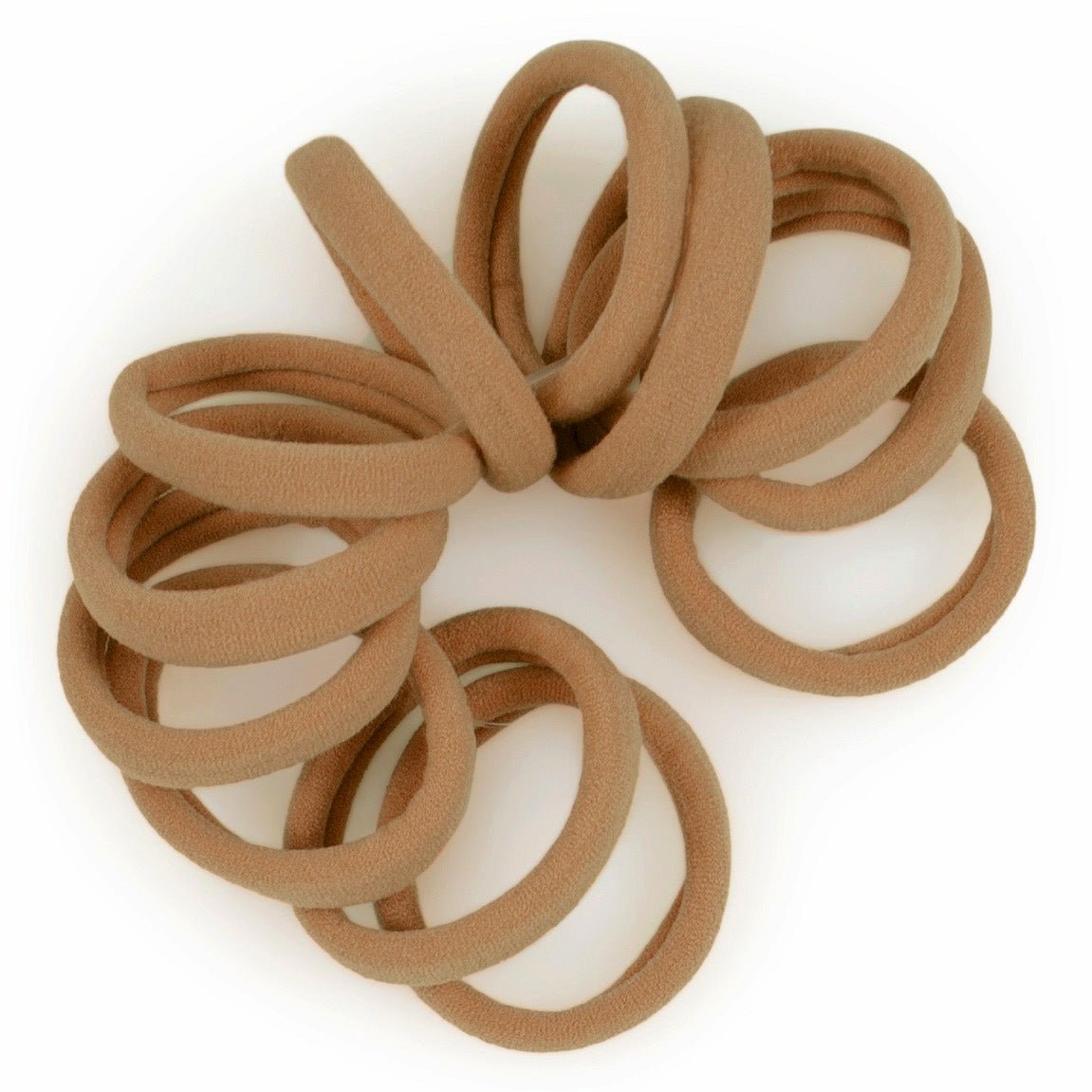 Seamless Hair Ties - Gentle Hold - 12 Count - Blondes & Browns