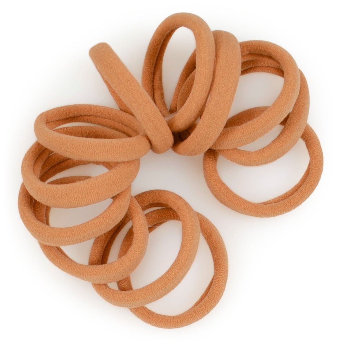 Seamless Hair Ties - Gentle Hold - 12 Count - Bold Colors