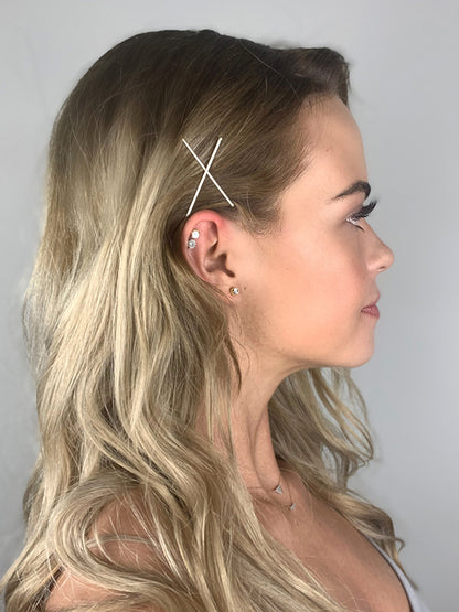 heliums-Extra Long Flat Enamel Bobby Pins - 2.5 Inch Hair Pins 