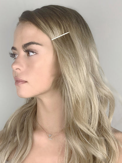heliums-Extra Long Flat Enamel Bobby Pins - 2.5 Inch Hair Pins