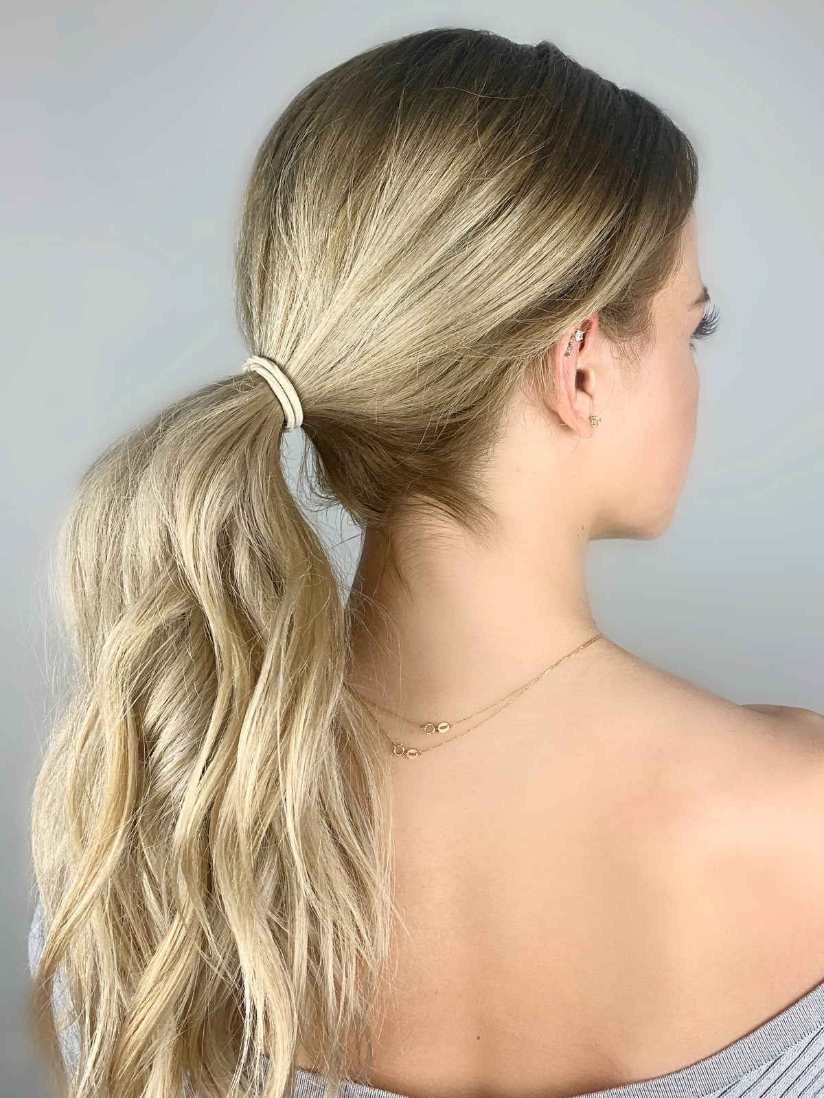 4mm Hair Ties - 1.75 Inch Elastics - 24 Count - Blondes