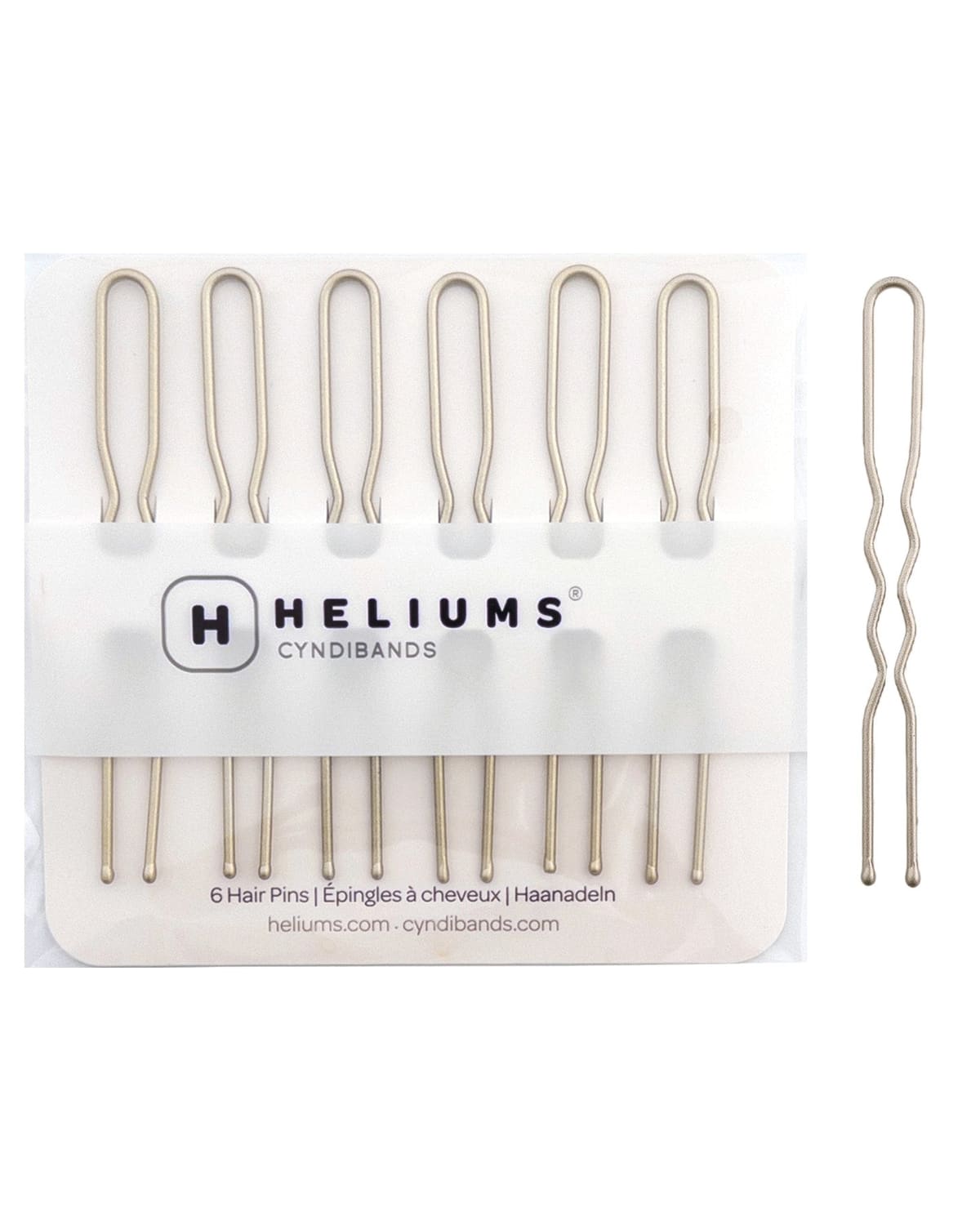 Large Metal U-Shaped Hair Pins - Light Blonde