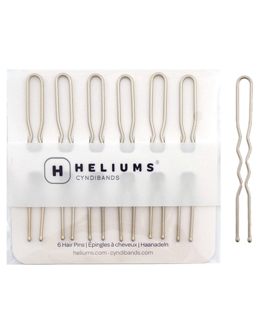 Large Metal U-Shaped Hair Pins - Light Blonde