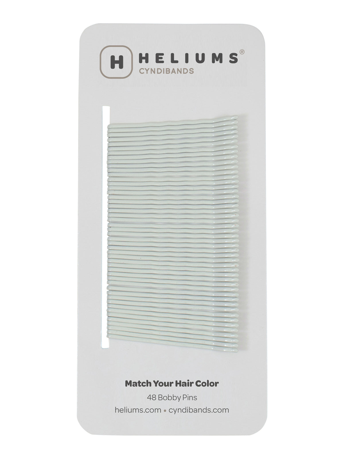 Heliums Matte Metallic Wavy Bobby Pins (48-Pack)