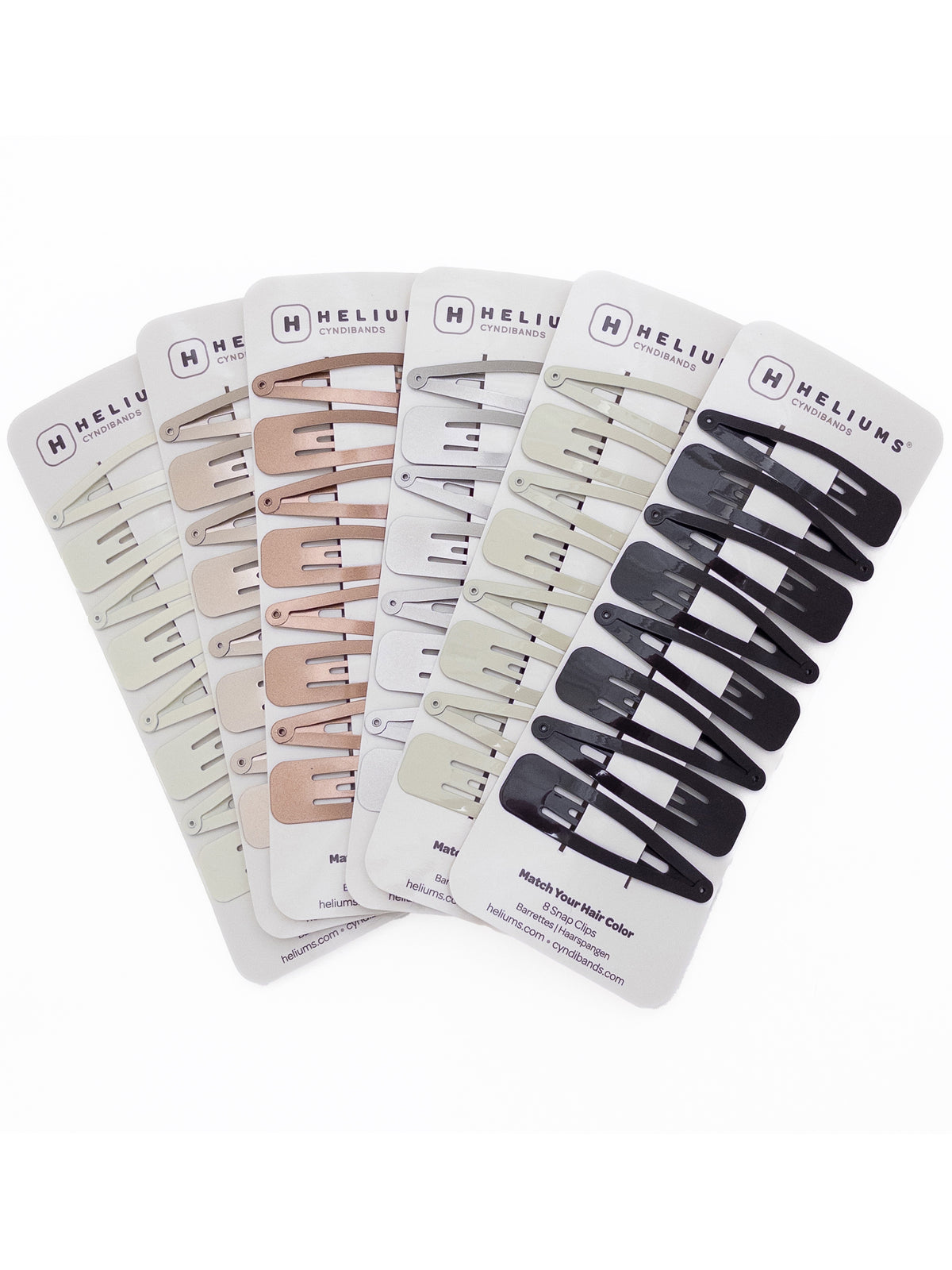 Large 2.7 Inch Snap Clips - Metal Barettes