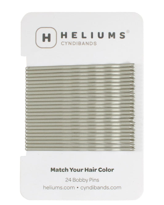 Matte Metallic Long Wavy Bobby Pins (24-Pack)